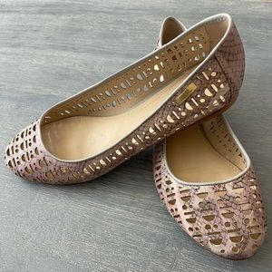 Calvin Klein | SHYANN Pink Laser Cut Flats